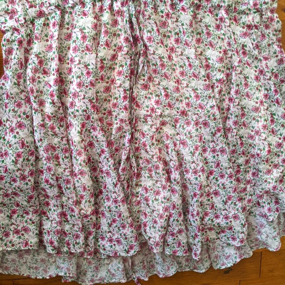 Flawless Floral Ruffle Mini Dress - Picture 8 of 10